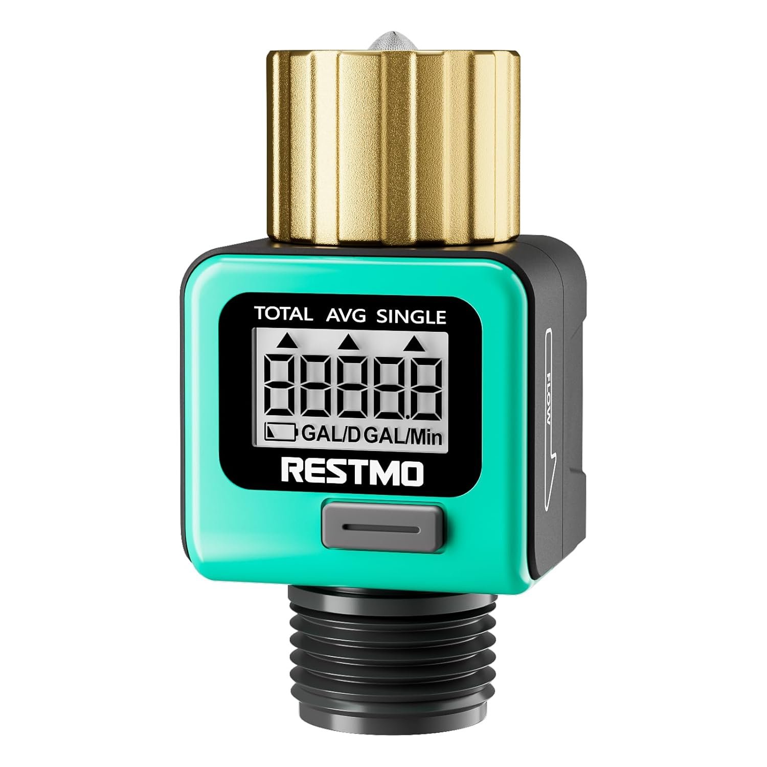 Track Water Use Precisely: Brass Hose Flow Meter