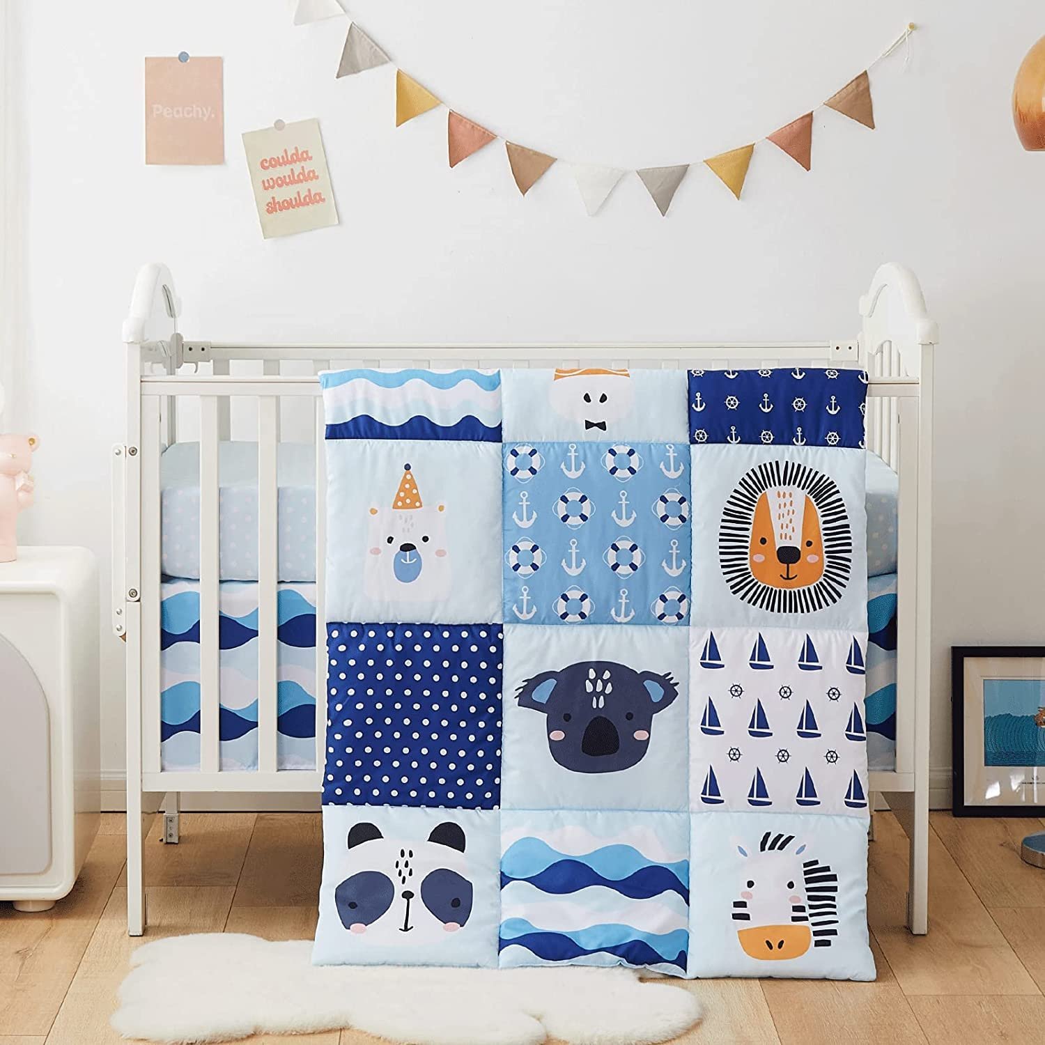 Keep Baby Cool: Breathable 3D Air Mesh Cradle Bedding Set
