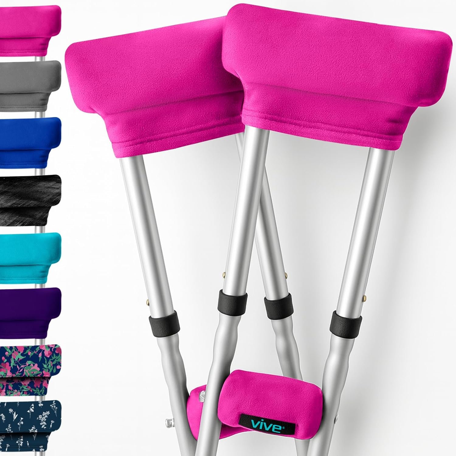 Breathable Crutch Pads & Grips for Effortless Comfort