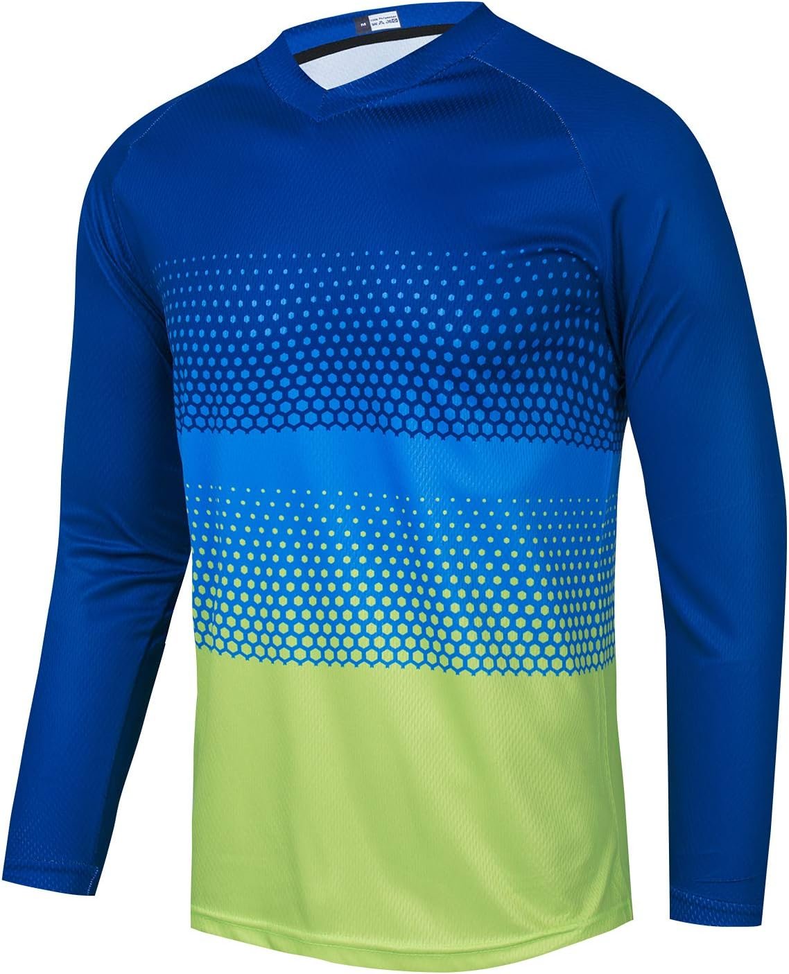 Breathable Long-Sleeve MTB Jerseys for Kids' Adventures