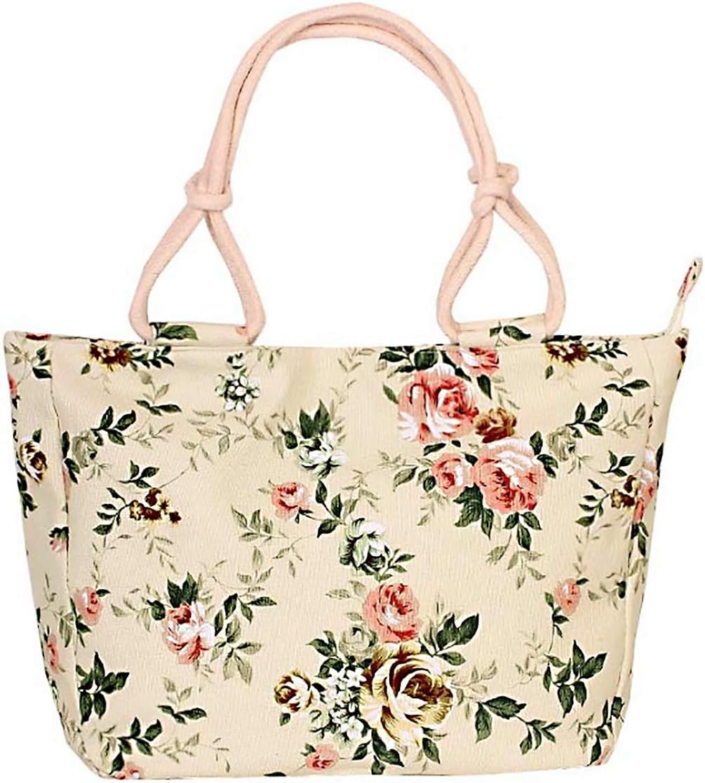 Bright Beach Tote with Cotton Rope Handles - Summer Ready