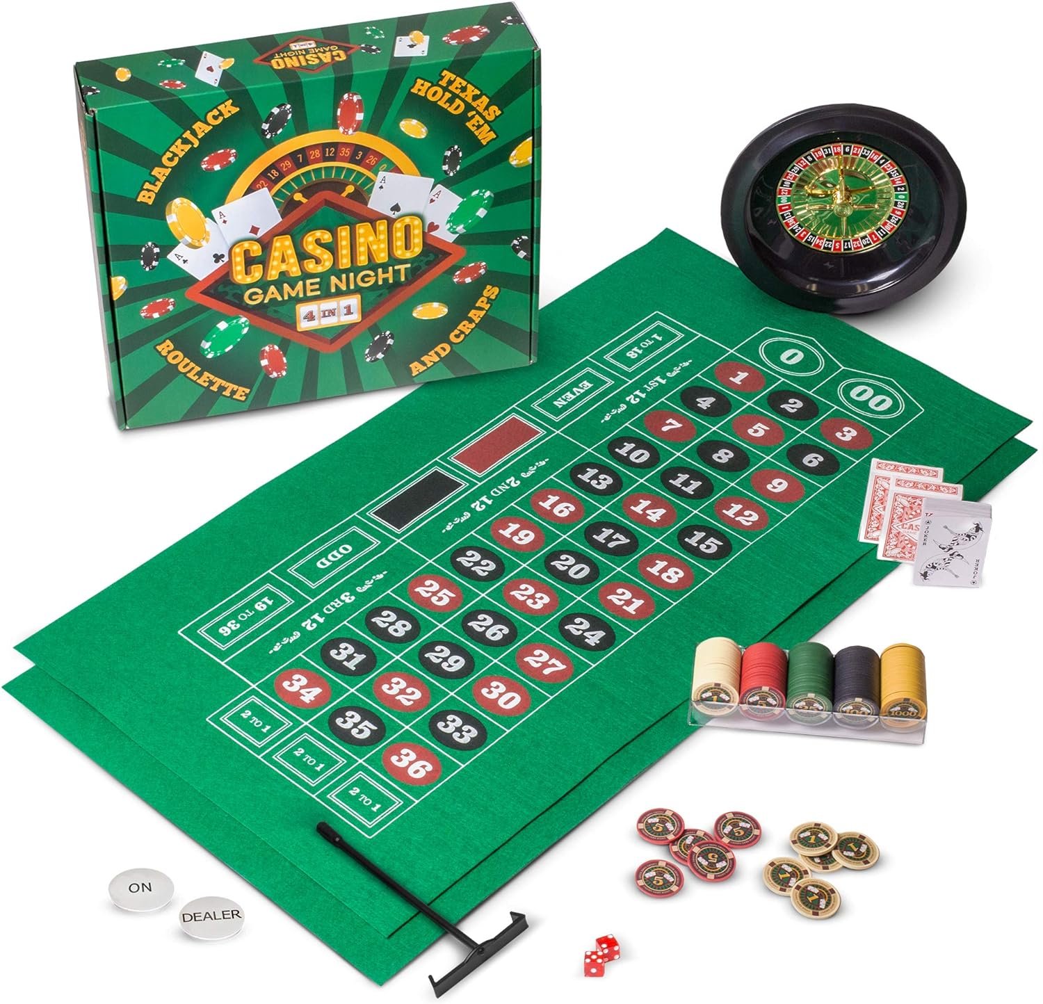 Bring Vegas Home: Complete Casino Game Set for Poker Nights