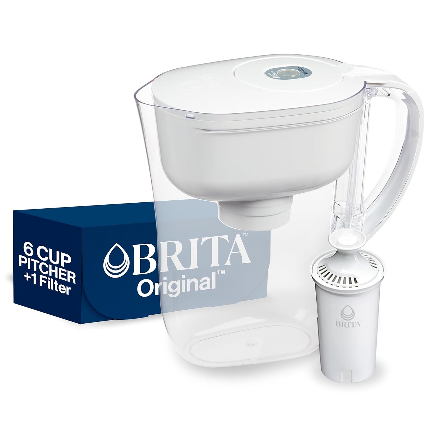 Pure Tap Water: Brita 6-Cup Filter Pitcher
