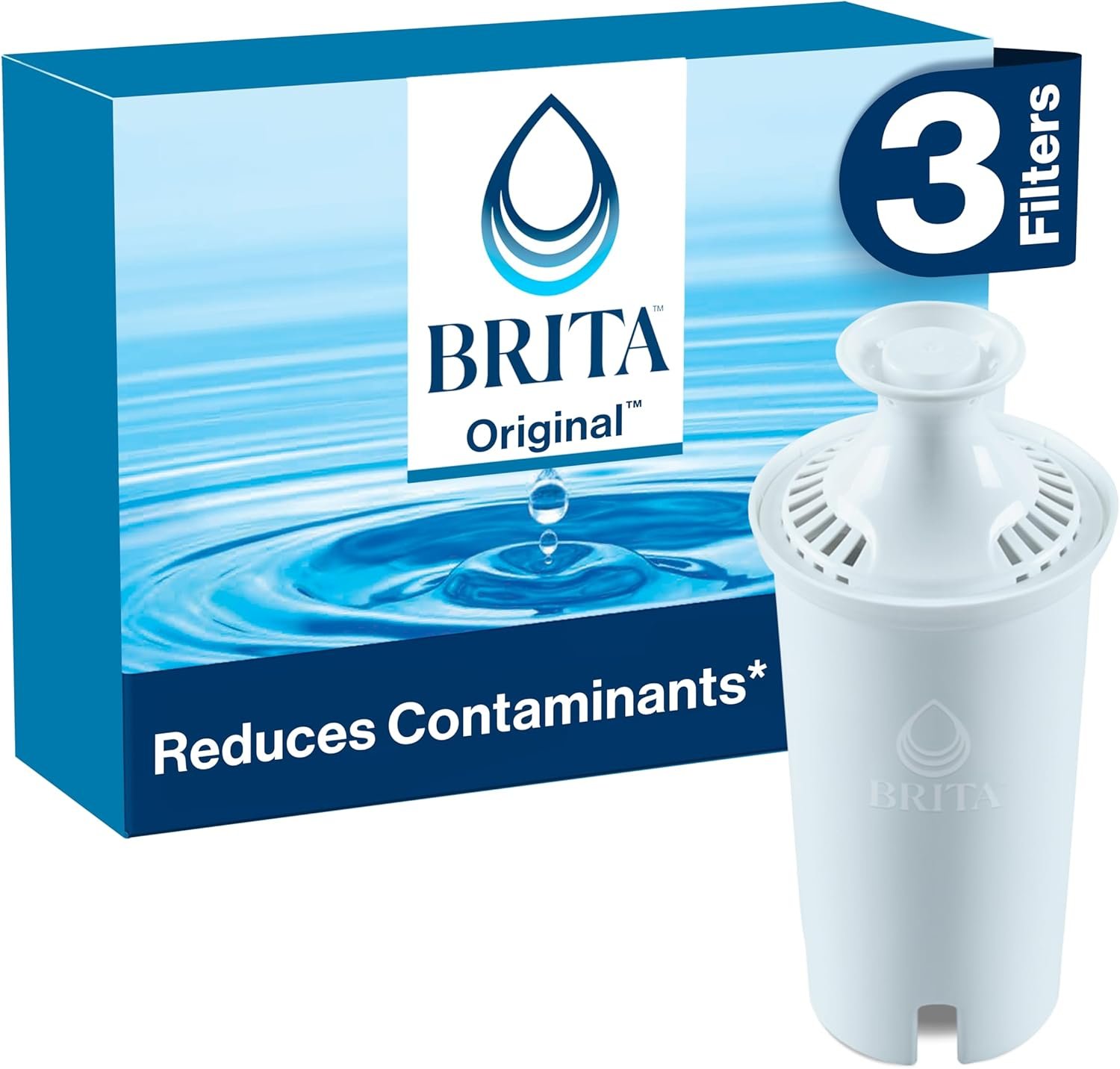 Pure Tap Water Anytime: Brita 3-Pack Filters