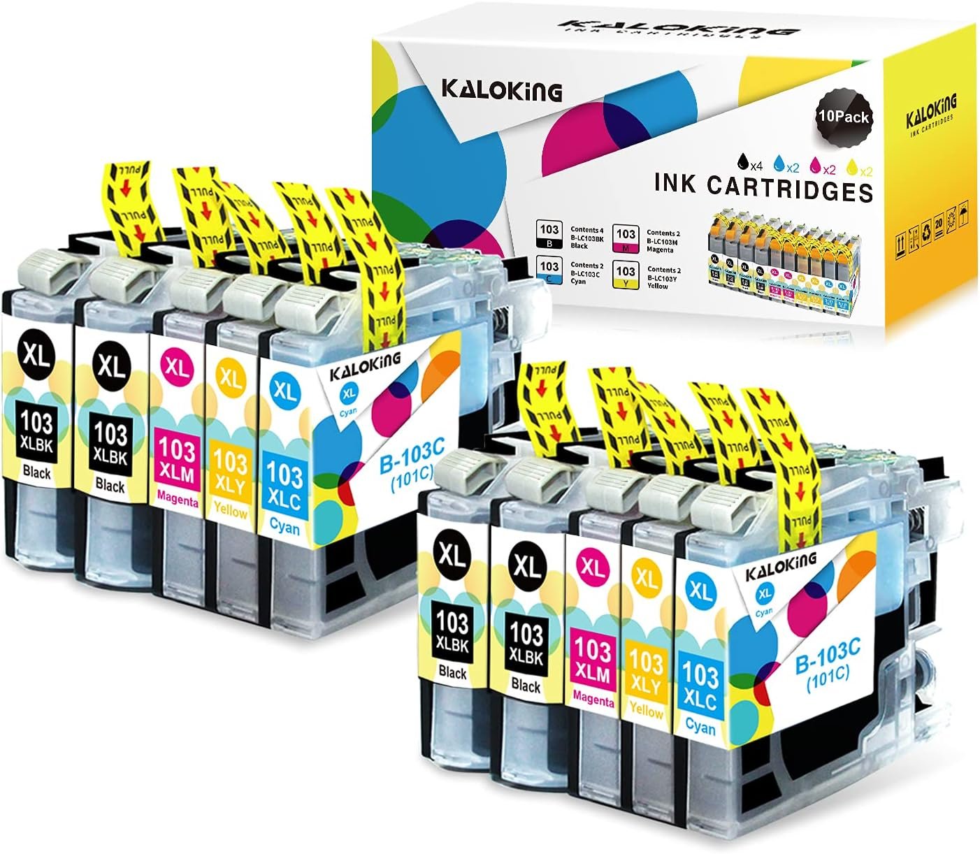 Brother Printer Ink Combo: 600 Pages per Cartridge (10-Pack)
