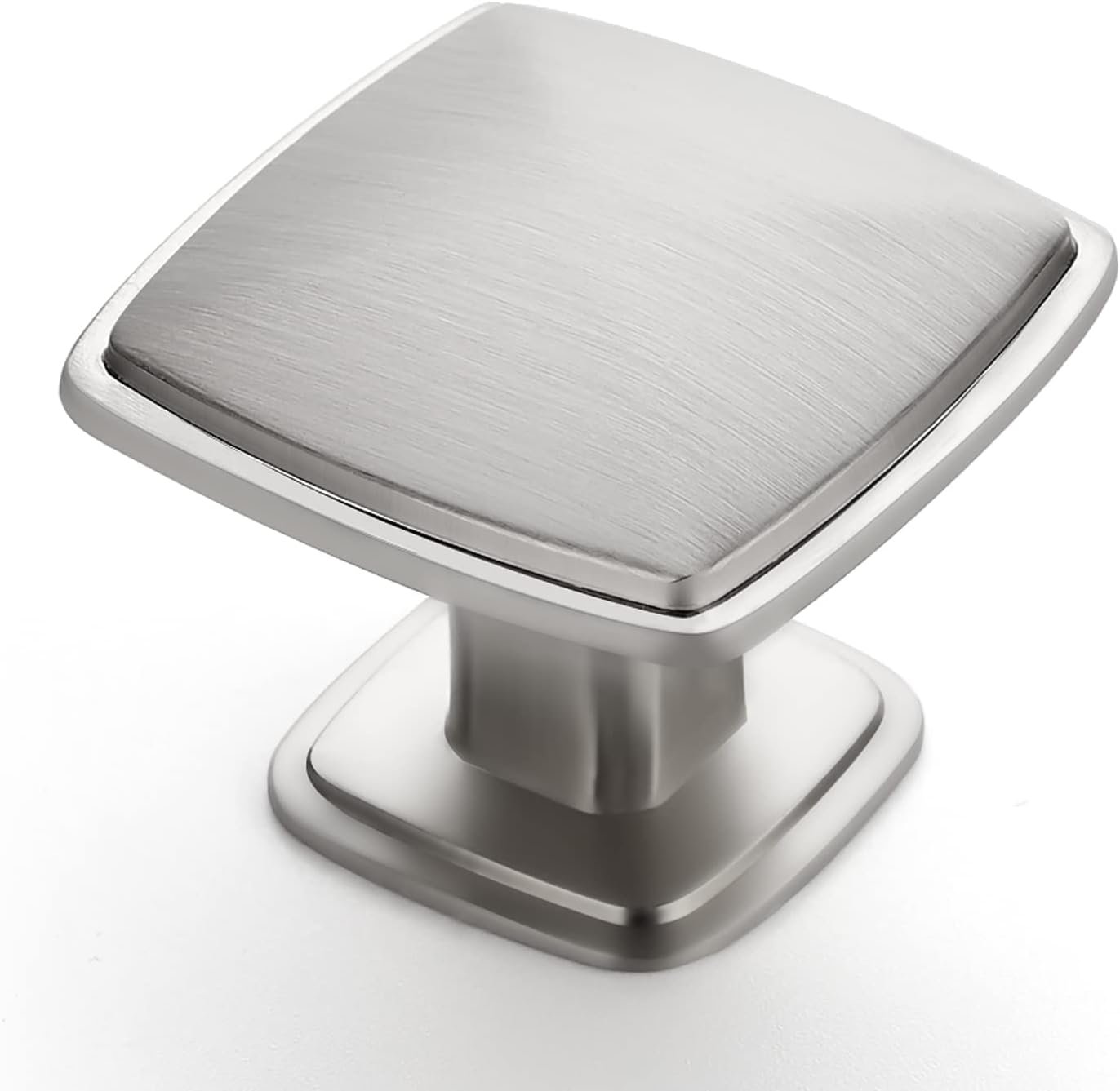 Brushed Nickel Cabinet Knobs - 25 Pack Kitchen Hardware