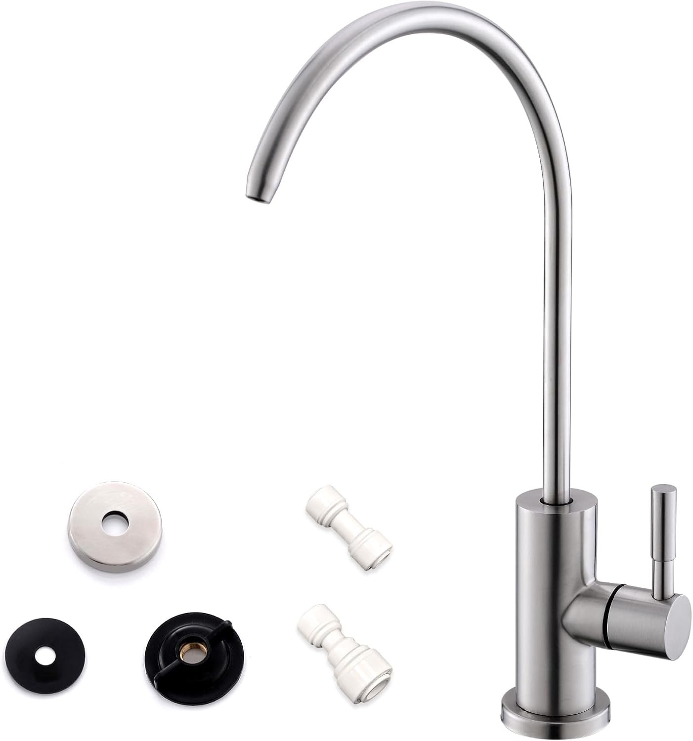 Premium Brushed Nickel Drinking Water Faucet for Kitchen