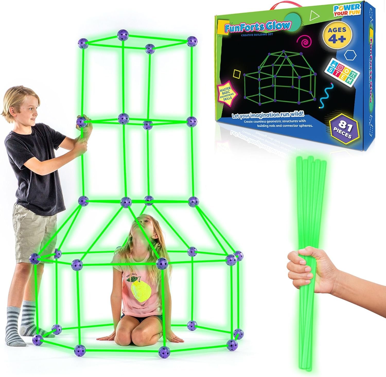 Build Amazing Glow-in-the-Dark Forts for Kids