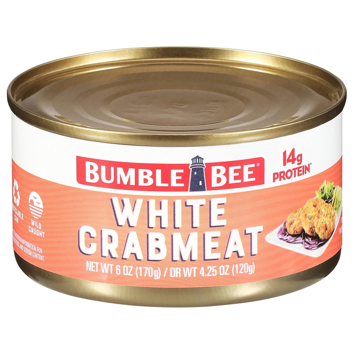 Delicious Bumble Bee White Flake Crab Meat