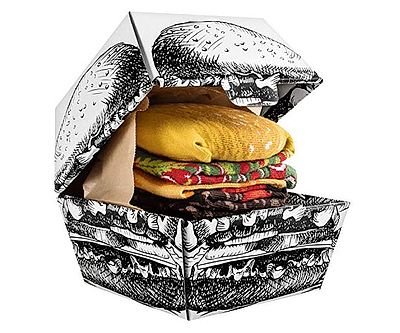 Burger Socks Box