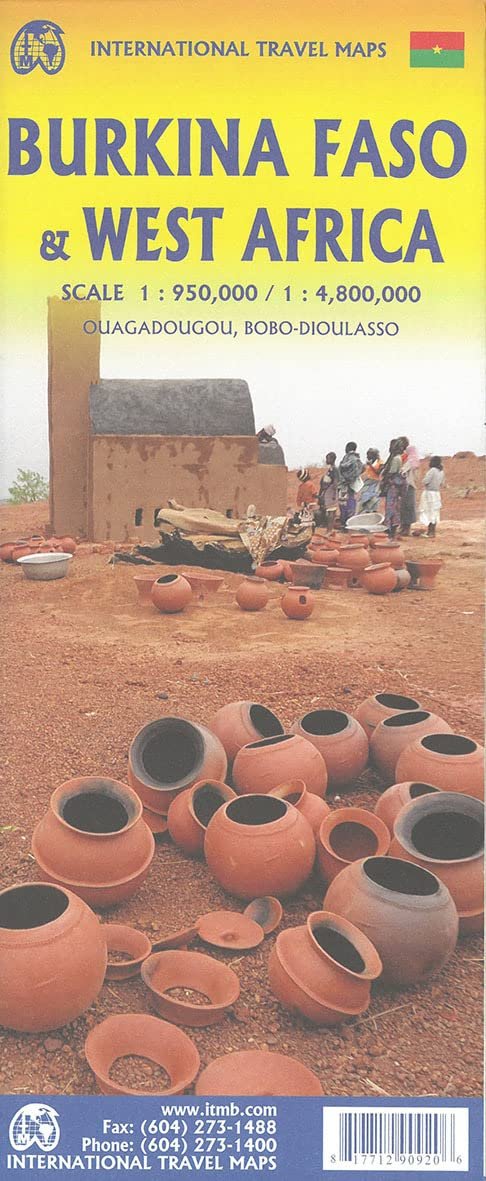 Burkina Faso & West Africa Precision Travel Map