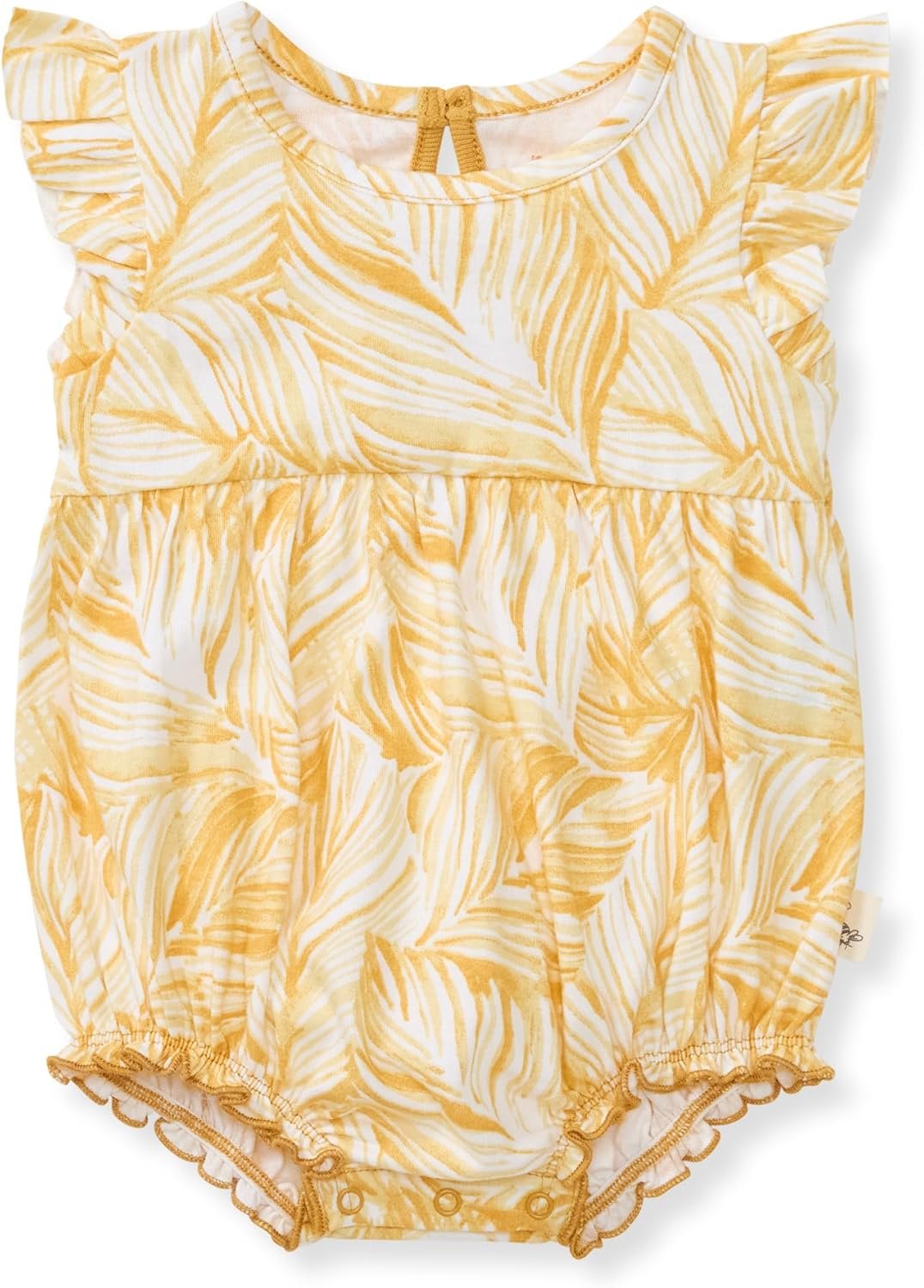 Soft & Breathable Organic Cotton Romper for Baby Girls