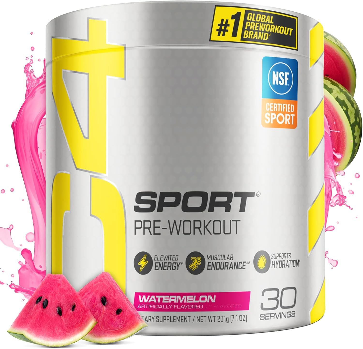 Fuel Explosive Workouts with C4 Sport Watermelon Pre-Workout