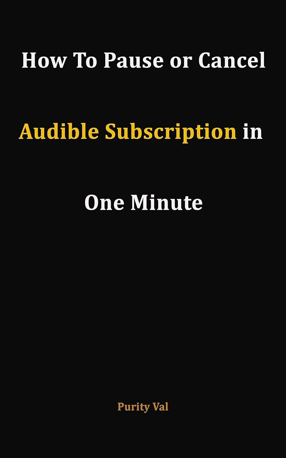 Cancel Your Audible Membership in One Minute