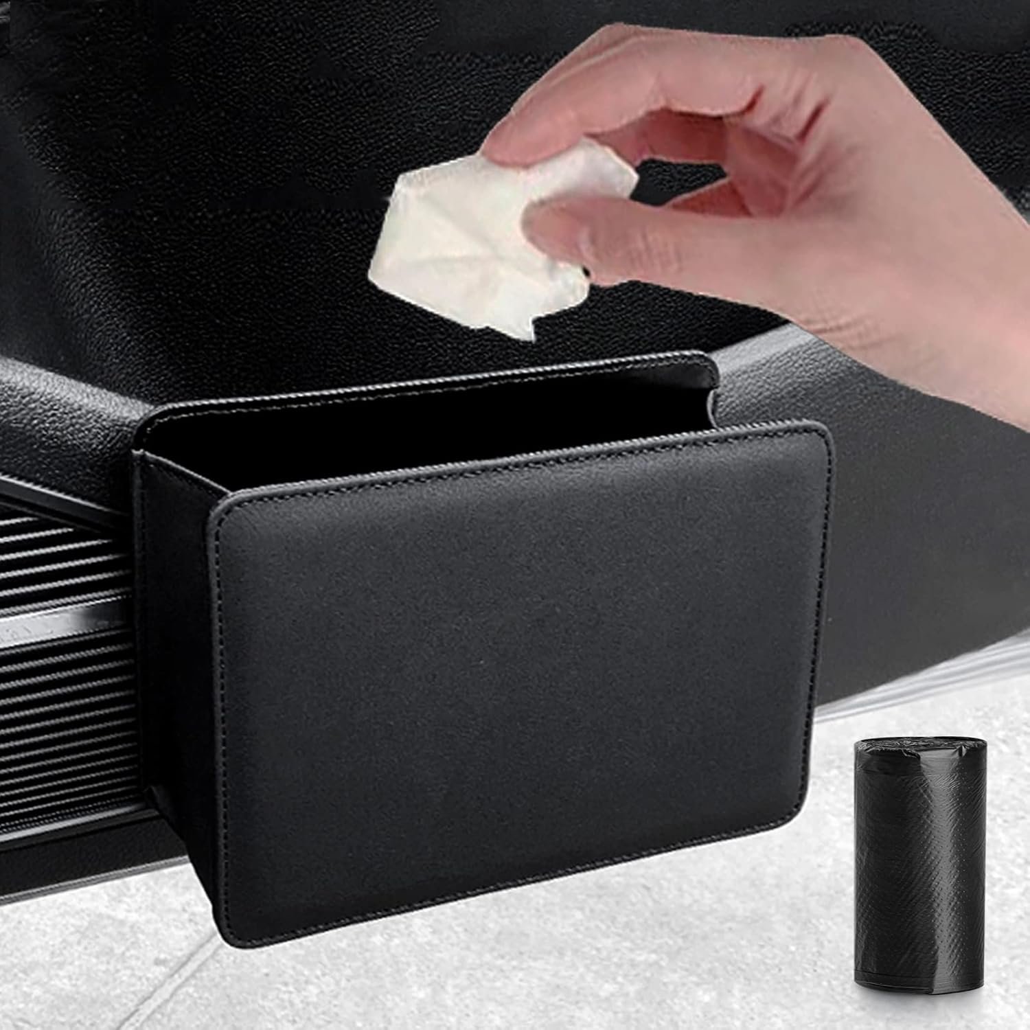 Keep Your Car Spotless with This Smart Trash Bin