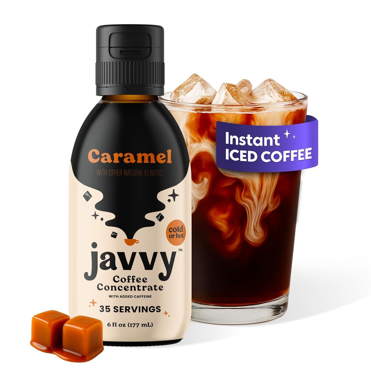 Premium Caramel Coffee Concentrate - Hot or Iced in Seconds