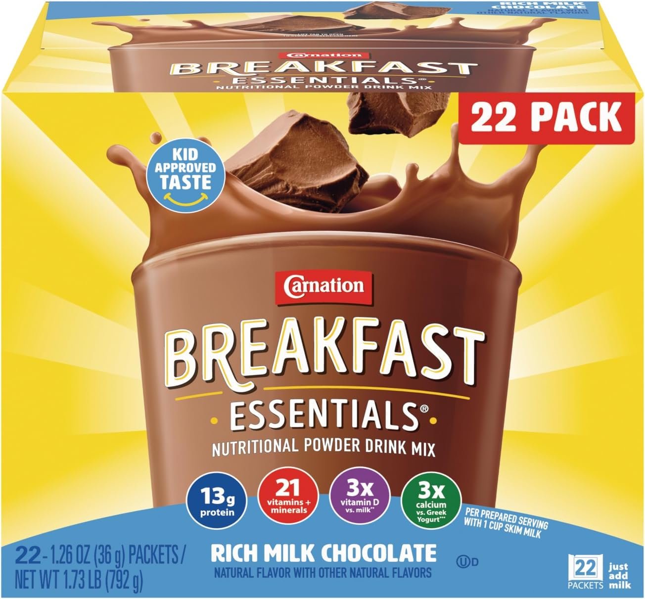Delicious Chocolate Breakfast Drink Mix