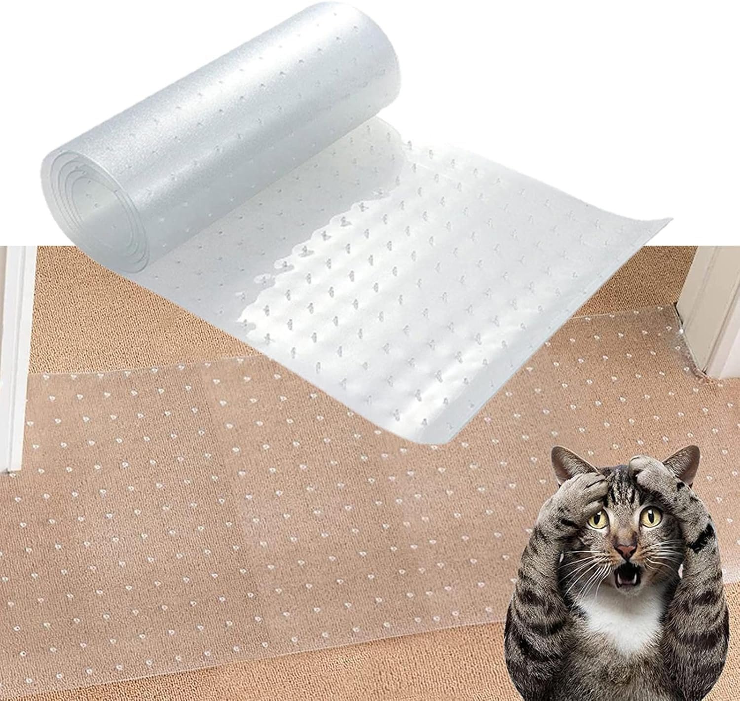 Stop Cat Scratches: Heavy Duty Carpet Door Guard