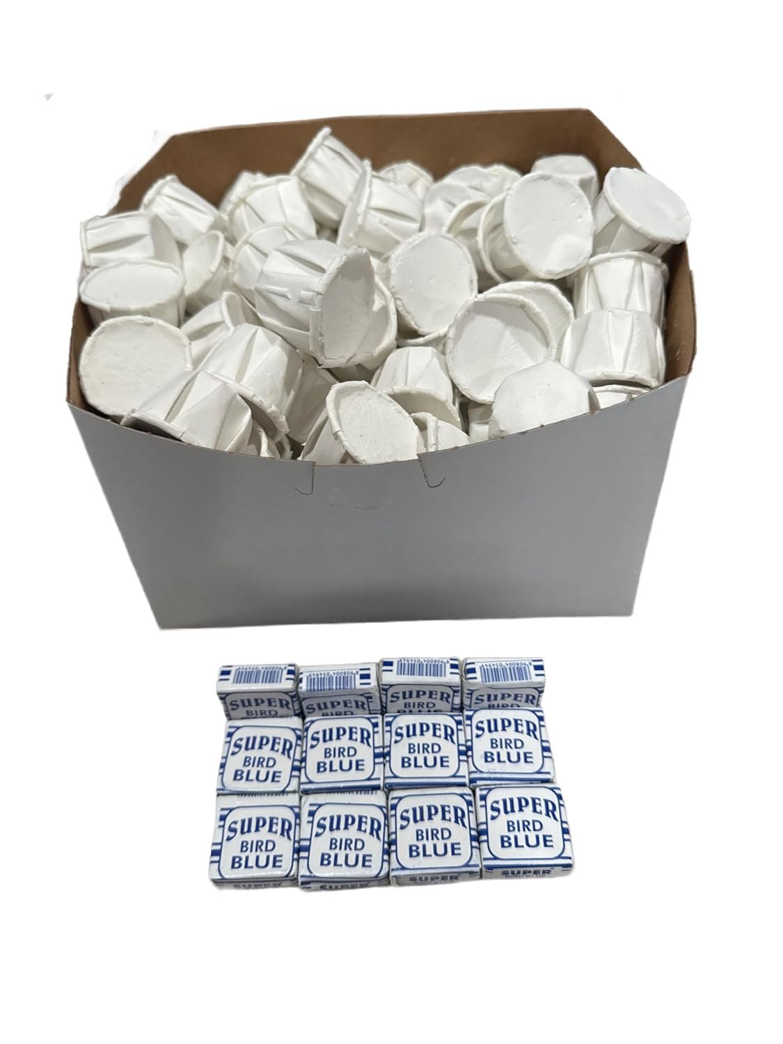 Cascarilla Box Set - 100 Pieces with 12 Blue Anil Cubes