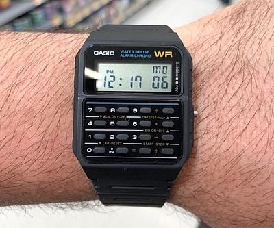 Casio CA53W-1 Calculator Watch