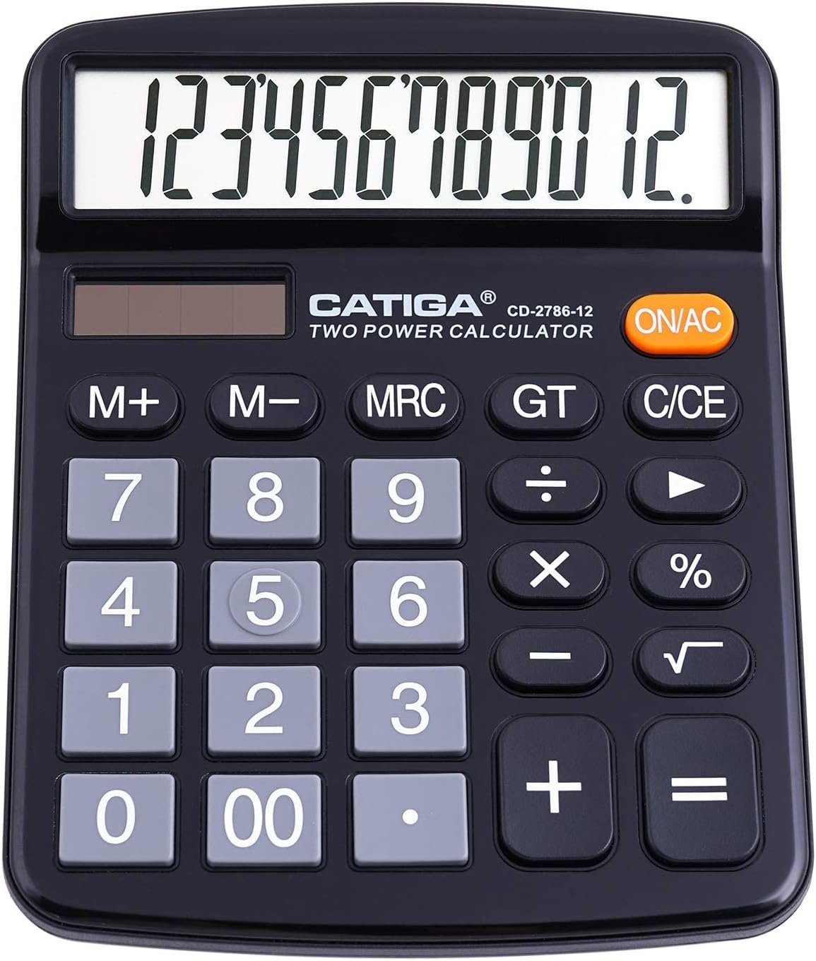 CATIGA 12-Digit Desktop Calculator with Large LCD