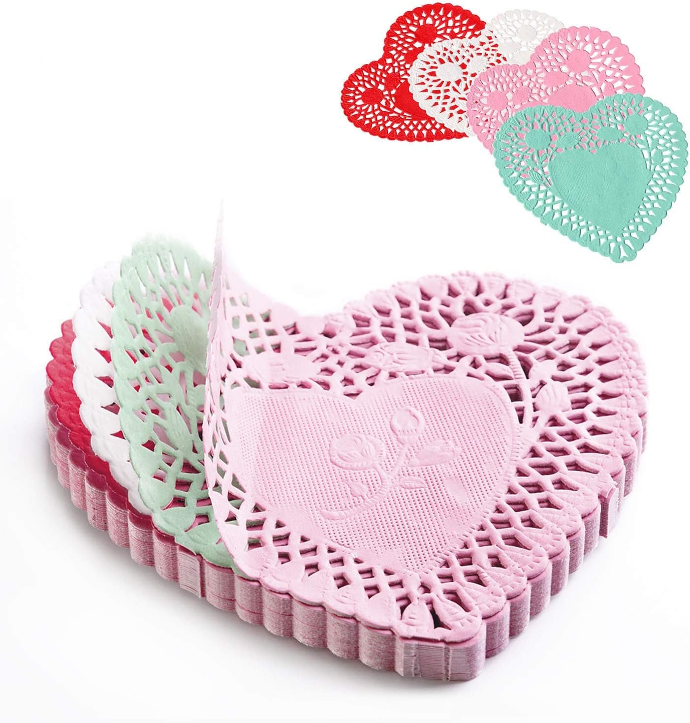 Charming Heart Paper Doilies for Creative Crafts