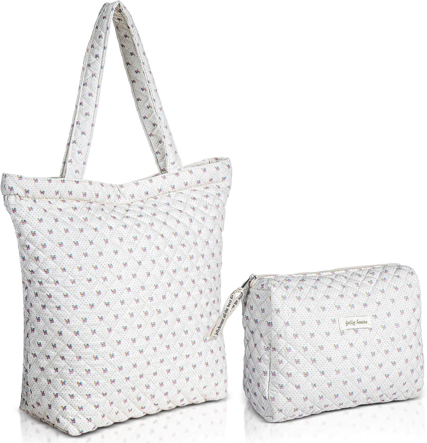 Charming Quilted Tote Set: Stylish Storage for Everyday Adventures