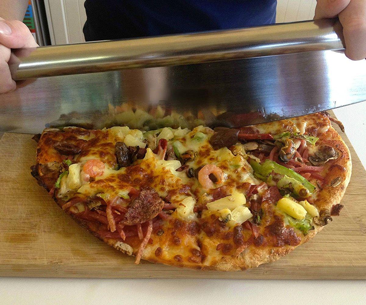 Checkered Chef Rocker Blade Pizza Cutter