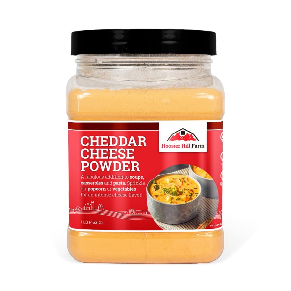 Versatile Cheddar Cheese Powder for Snacks & Dips - 1LB