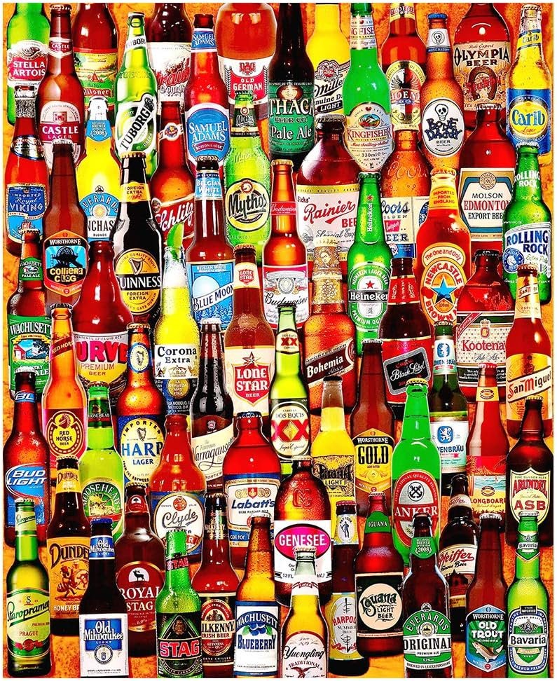 Cheers to Perfect Puzzle Fun: 1000 Beer Bottle Art