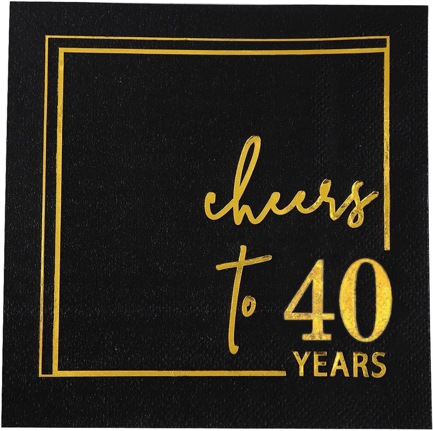 Cheers to Years Cocktail Napkins for Celebrations