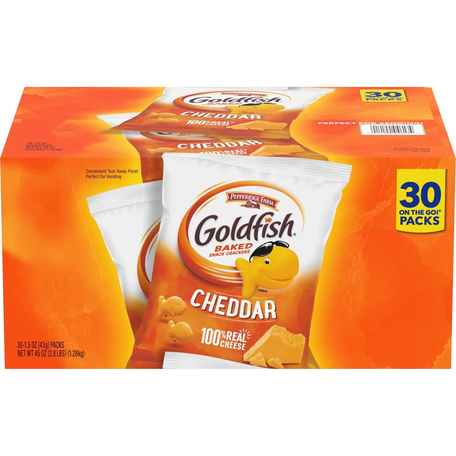 Cheesy Goldfish Fun: 30 Portable Snack Packs