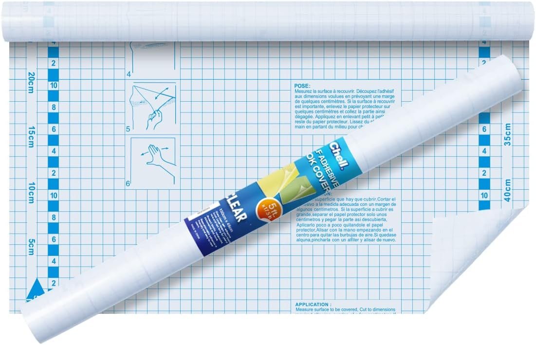 Protect Your Books with Chell Clear Contact Paper