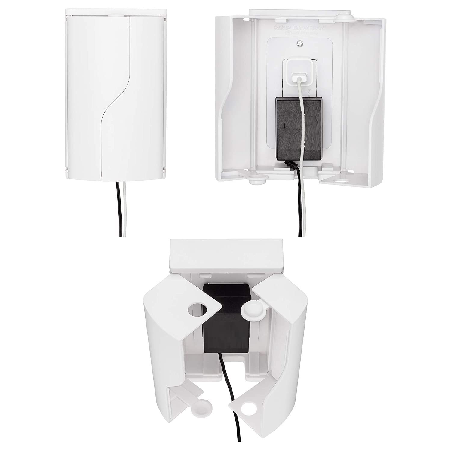 Child Safety Twin Door Outlet Cover Box