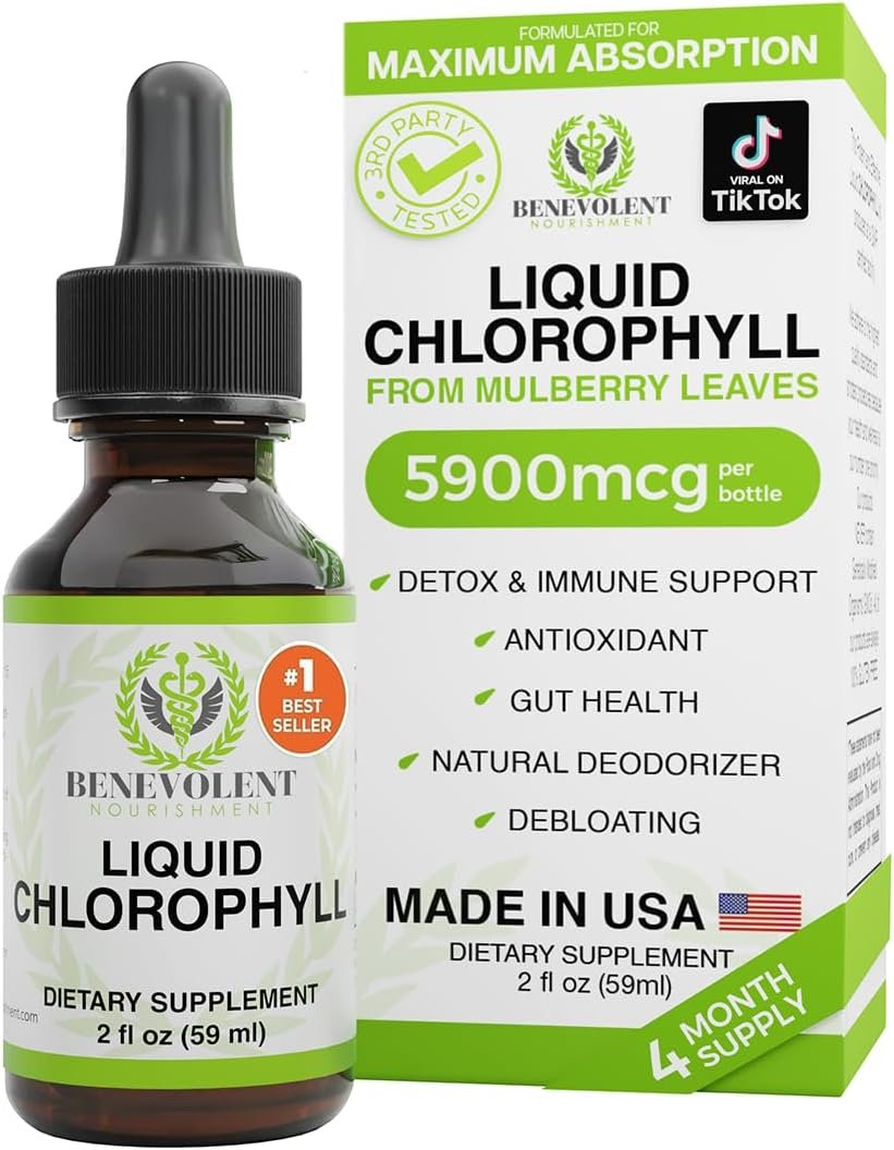 Purify from Within: Chlorophyll Drops for Skin & Detox