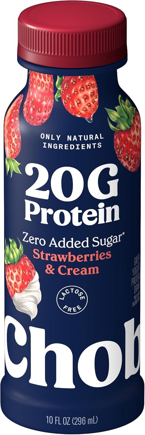 Chobani Complete Drink: Strawberries & Cream