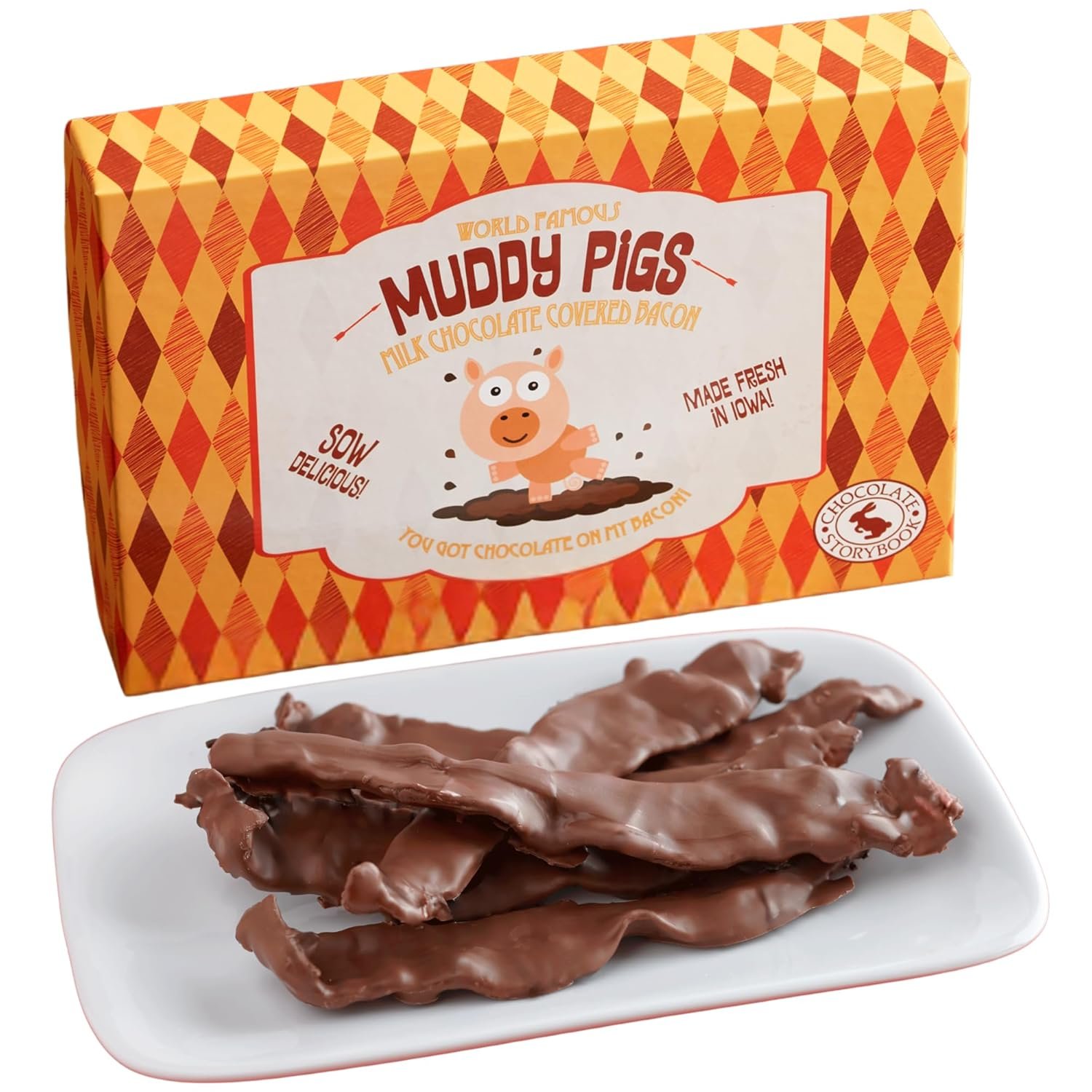 Sweet & Salty Bacon Chocolate Strips - Iowa Gourmet Treat