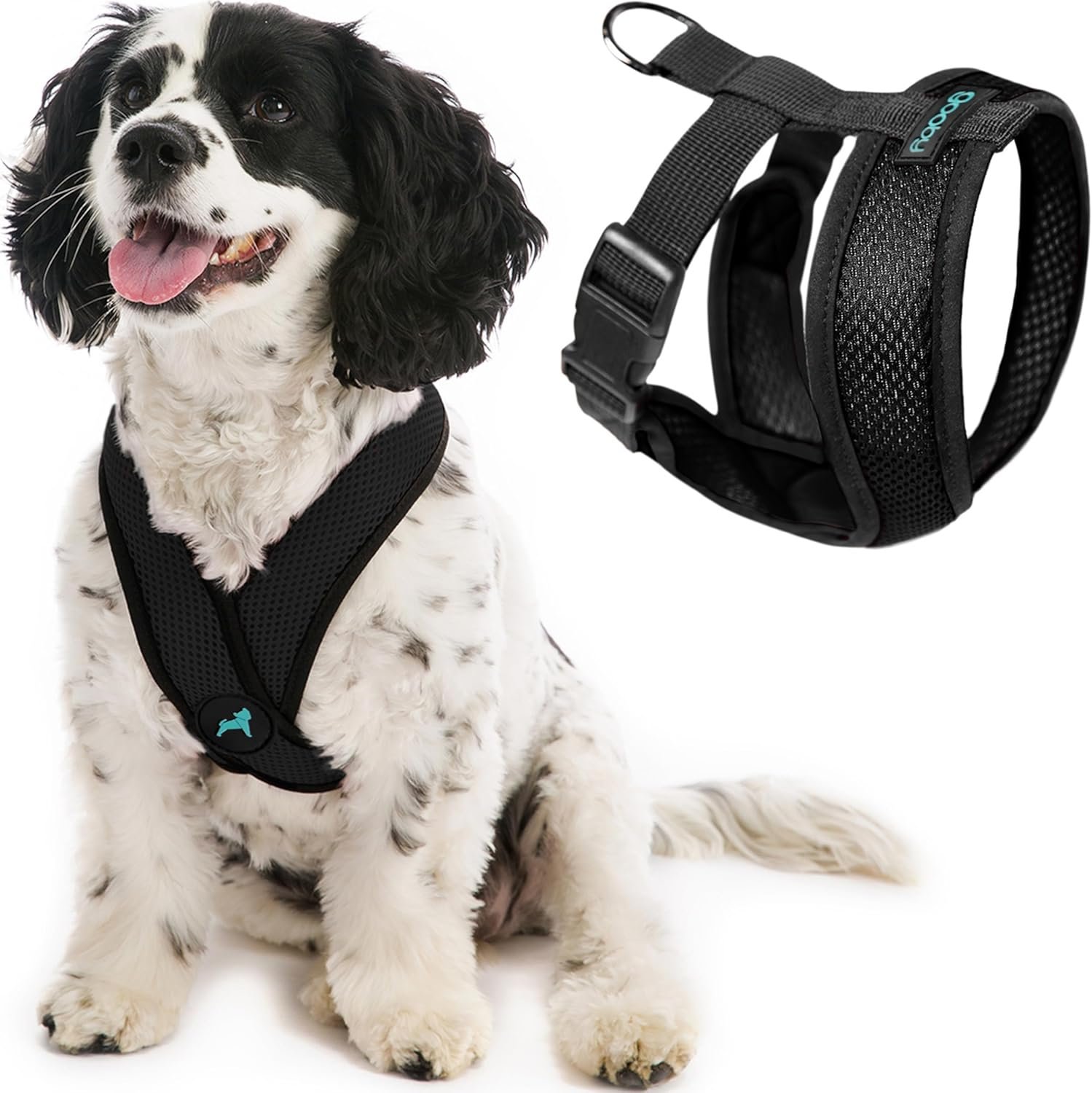 Choke-Free Comfort Harness - Small Dog Walking Solution