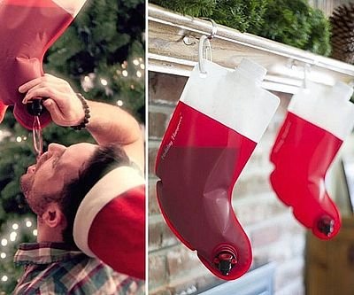 Christmas Stocking Flask