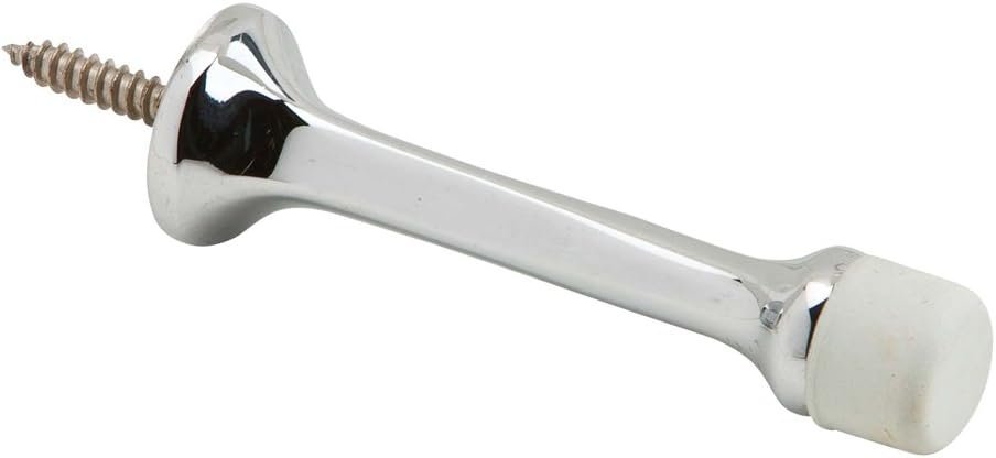 Protect Your Walls with Sleek Chrome Door Stop