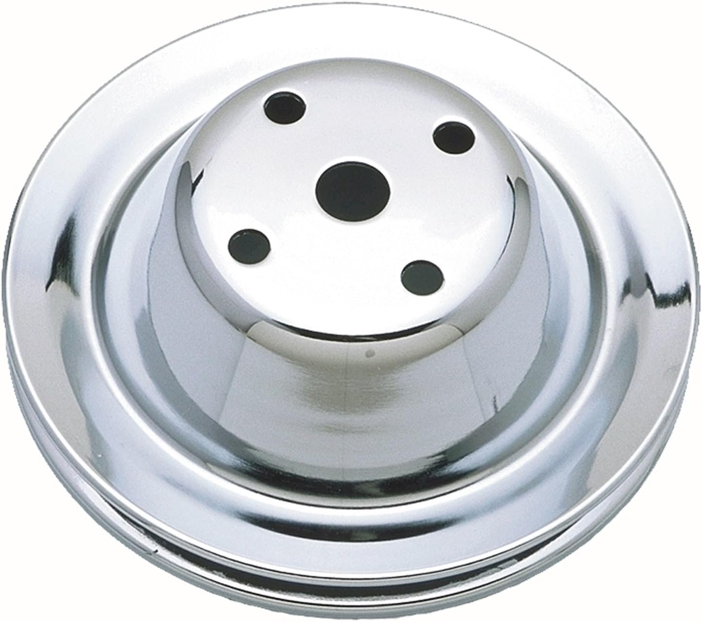 Chrome Water Pump Pulley - Durable Performance Upgrade