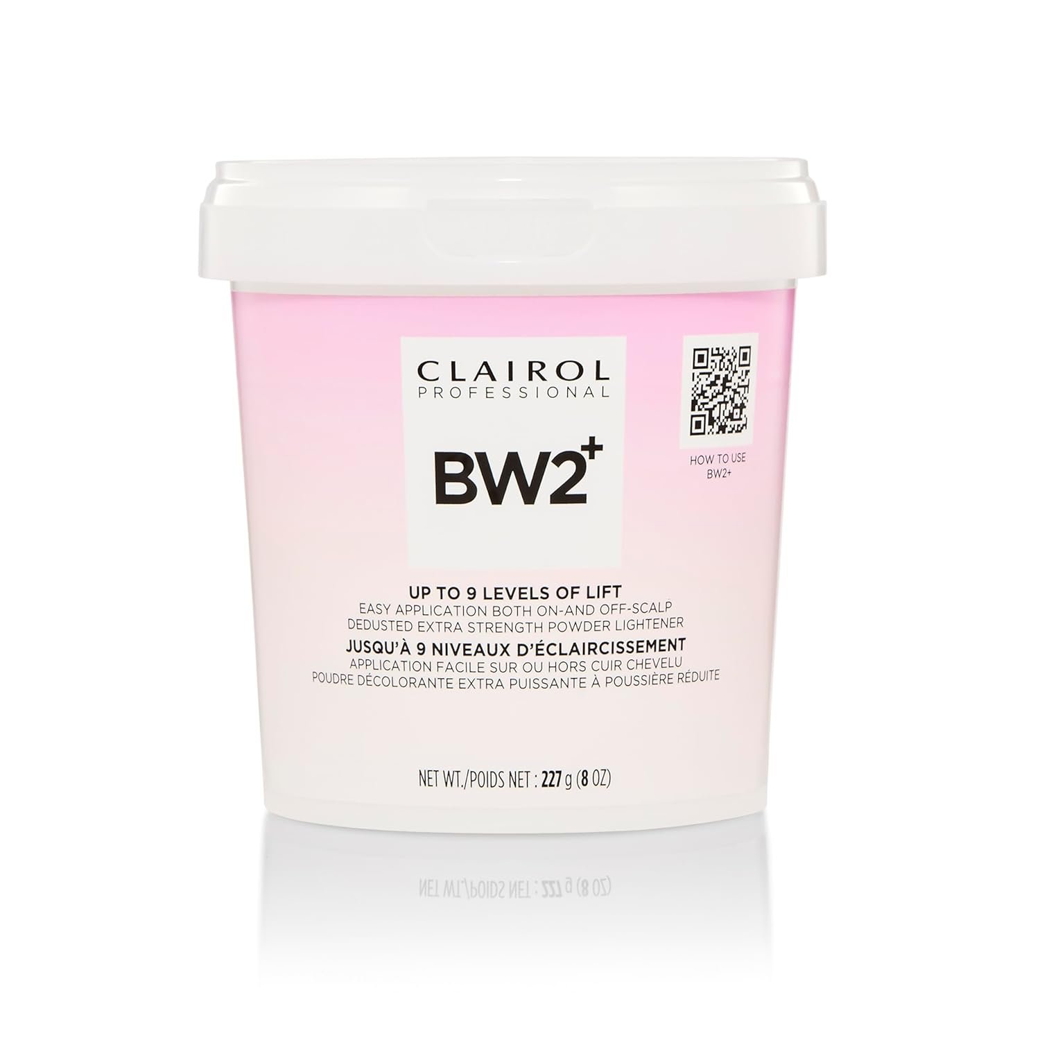 Lift Hair 9 Levels with Clairol BW2+ Powder Lightener