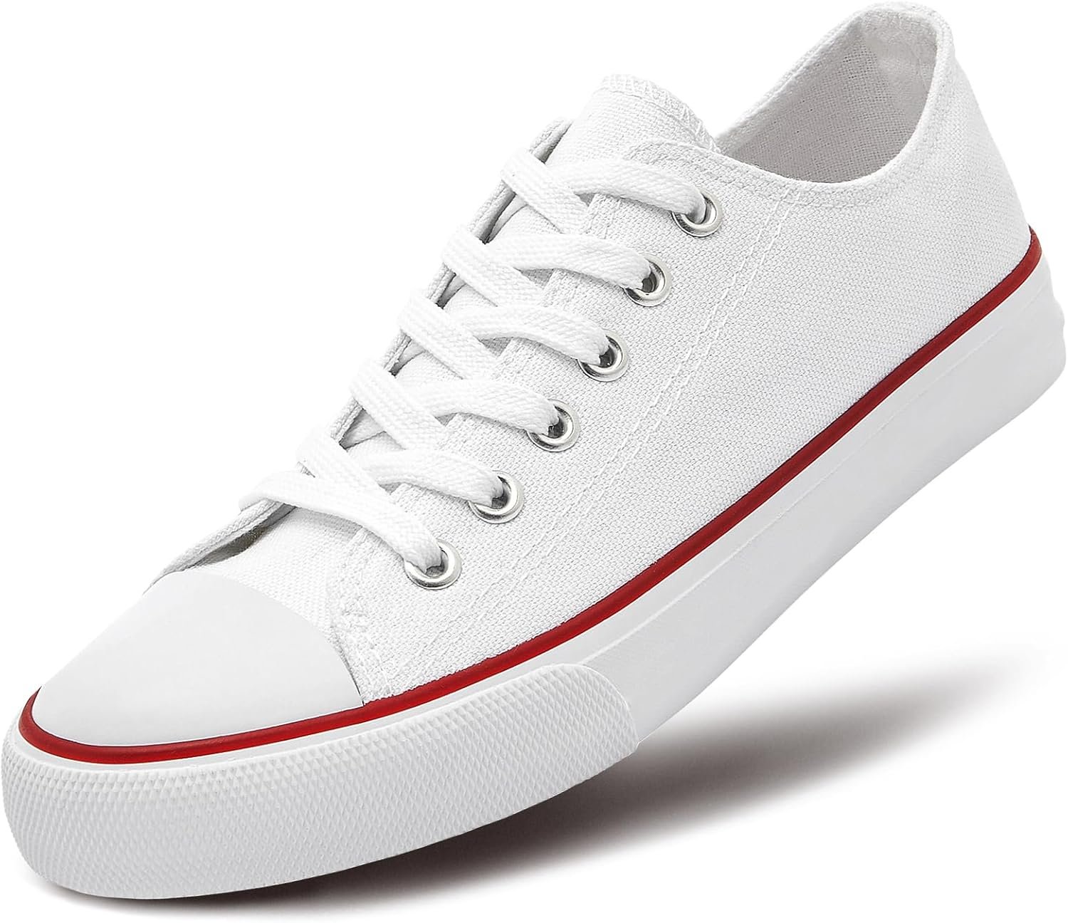 Classic White Canvas Sneakers for Everyday Style