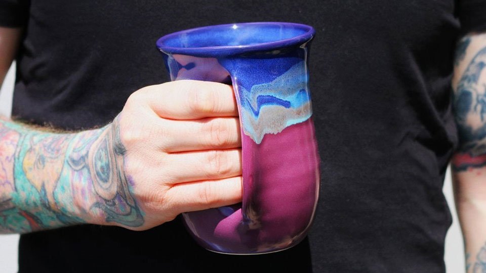 Clay in Motion Handwarmer Mugs