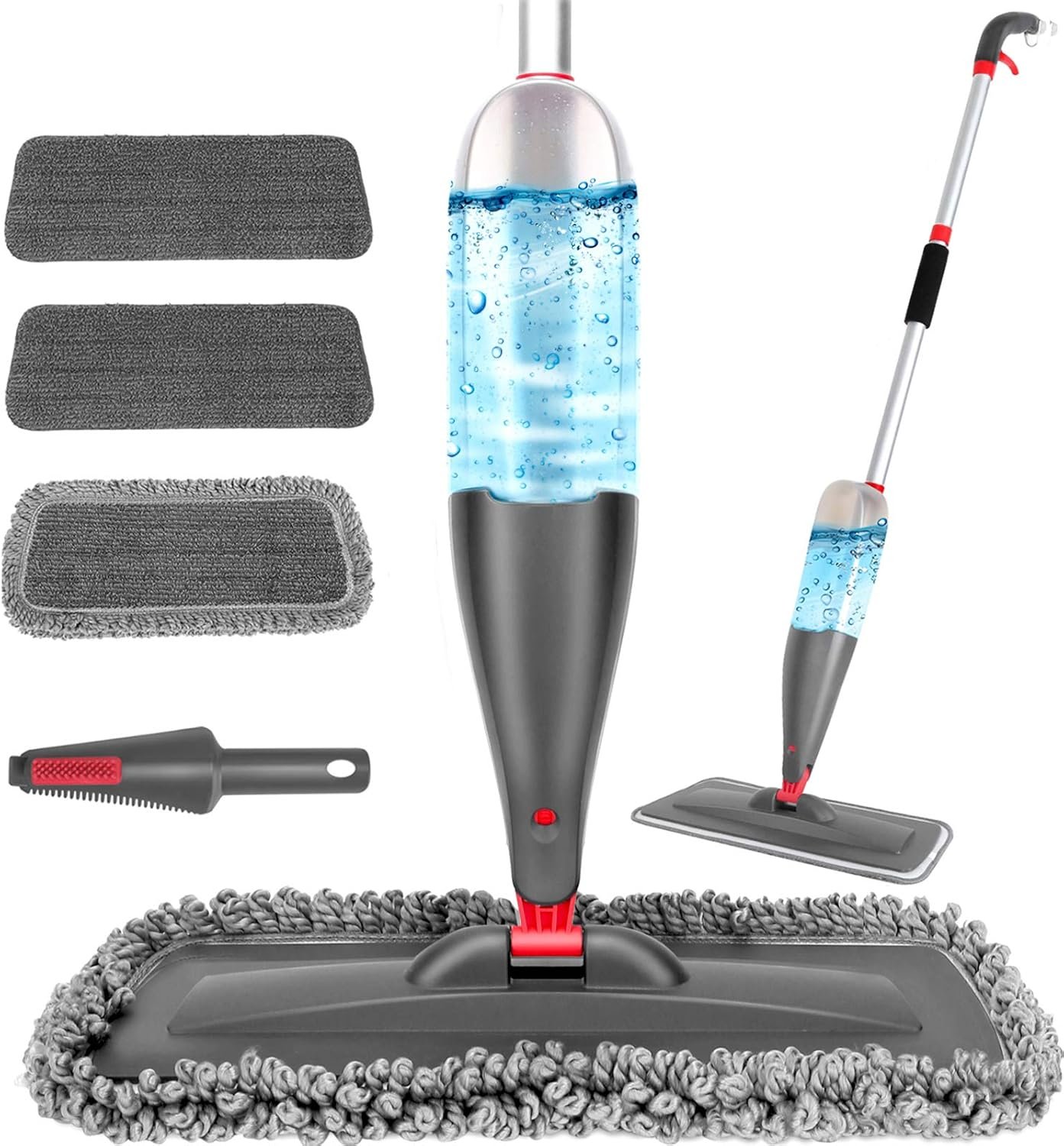 Clean Floors Faster with 800ml Spray Mop - Wet & Dry Cleaning Made Easy