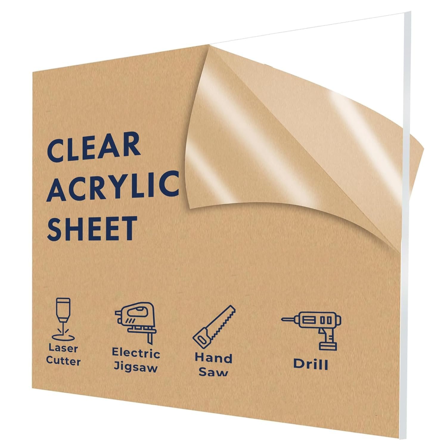 Premium Clear Acrylic Sheets for DIY Projects & Displays