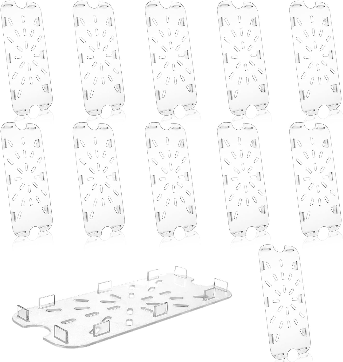 Keep Food Fresh with Clear Plastic Drain Shelves