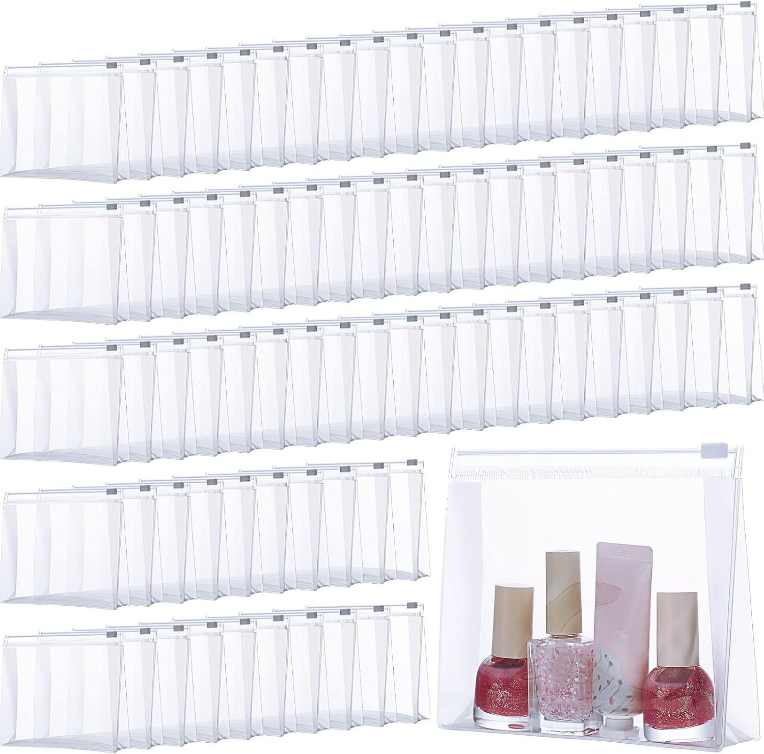 Clear Waterproof Makeup Bags for Travel Organization