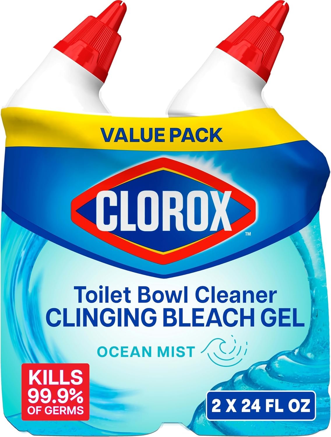 Clorox Toilet Bowl Cleaner Gel - Ocean Mist Freshness