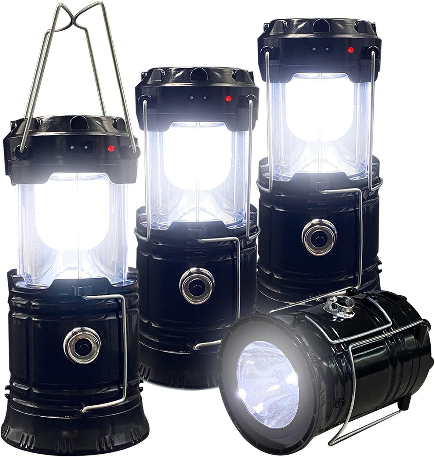 360° Collapsible Emergency Lanterns - 4 Pack